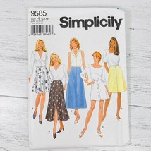 Vtg Simplicity Pattern 9585 Set Of  5 Skirts 6 8 10 Uncut Factory Folded - $24.99