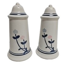 Pair Of Vintage Windsong Pattern Pfaltzgraff Salt And Pepper Shakers - £7.69 GBP