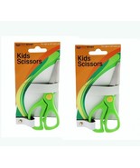 Little Girls Scissors Smart Start Kids 5 Inch Blunt Scissors Green 2 pcs - $11.66 CAD