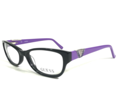 Guess Kids Eyeglasses Frames GU 9124 BLK Black Purple Cat Eye 48-15-130 - £21.89 GBP
