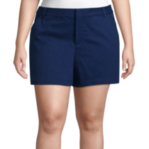 Boutique Women&#39;s Plus 7&quot; Twill Shorts Size 16W Southern Blue Color - £13.99 GBP