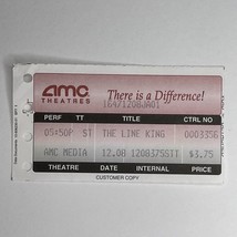 The Line King 1996 Ticket Stub Vintage 90s Retro Doc AMC Theater Al Hirs... - £11.19 GBP