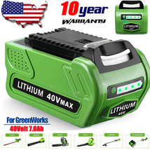 29472 For Greenworks 40V 7.0Ah Lithium G-MAX Battery 29462 29482 29252 2... - $86.99