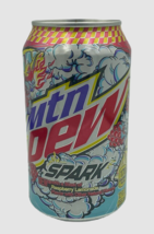 Mtn Dew Spark Dew with a Blast of Raspberry Lemonade Collectible Can 12 ... - £1.77 GBP