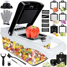 Easy Clean Durable Vegetable Chopper 23 In 1, Sharp Bladed Vegetable Cho... - $32.99