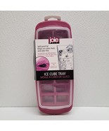 Joie Ice Cube Tray Covered Spill Proof Lid Flip &amp; Fill Tab Purple Pink -... - $10.85
