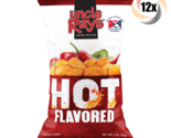 Full Box 10x Bags Uncle Ray&#39;s Hot Flavored 4.5oz | Official MLB Chips - £24.81 GBP