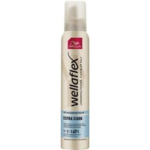 Wella Wellaflex EXTRA STRONG Hair Mousse -Level #4-200ml-FREE US SHIPPING - £10.81 GBP