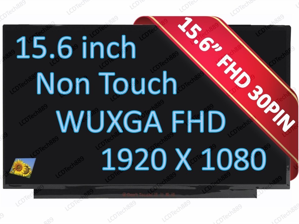 Lenovo FRU 5D11C18141 PN SD11C18143 FHD IPS LCD Screen 30 pin Matte LED ... - $53.96