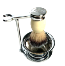 Viking Series Stand for Razors &amp; Shaving Brushes with Bowl Includes Brus... - £22.10 GBP