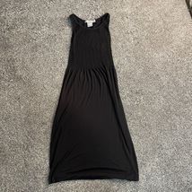 Lark+Grey Women&#39;s Ribbed Upper Stretch Tank Sleeveless Midi Dress S/M Black - €12,72 EUR