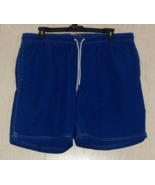 NEW MENS LANDS&#39; END DEEP SEA BLUE SWIM TRUNKS   SIZE XL (40/42) - $518.45 MXN