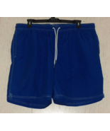 NEW MENS LANDS&#39; END DEEP SEA BLUE SWIM TRUNKS   SIZE XL (40/42) - £22.03 GBP