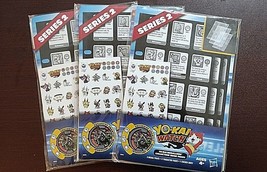 (1) Hasbro Yo-Kai Watch Series 2 Medallium Collection Book Pages with Sn... - $5.89