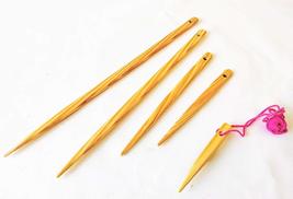 5 piece large and small weaving needles. 4,6,8,12 and 14 inches - £28.45 GBP