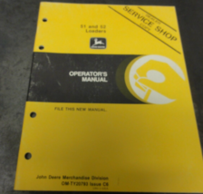 John Deere 51 and 52 Loaders Operator&#39;s Manual OM-TY20793 Issue C6 - £35.17 GBP