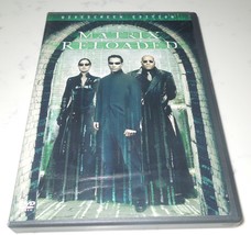 MATRIX RELOADED  (DVD  2003 Widescreen movie)  Keanu Reeves  Laurence Fi... - £1.19 GBP