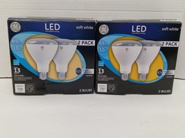 GE LED Light bulbs BR30 Dimmable Indoor Flood Lights 65W 10W SoftWhite (... - £14.43 GBP