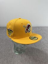 Pittsburgh Pirates Hat Cap Fitted 7 3/8 Yellow 2006 All Star Game Side P... - $138.73 CAD