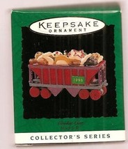Hallmark Cookie Car 1996 Miniature Noel Railroad Keepsake Ornament QXM4114 - $7.92