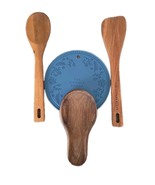 Pioneer Woman ~ Utensil Set ~ Trivet ~ Spoon Rest ~ Acacia Wood Turner ~... - €21,63 EUR Pioneer Woman ~ Utensil Set ~ Trivet ~ Spoon Rest ~ Acacia Wood Turner ~... - €21,63 EUR