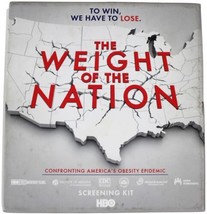 Weight Of The Nation 3-Disc Dvd Set w/ Screening Kit Hbo Obesity Documentary Cib - £7.45 GBP