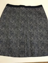 Ann Taylor Women&#39;s Skirt Black Multi Snake Skin Print Skirt Size 6 - £24.79 GBP