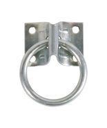 Koch Industries 5058373 2 in. Large Zinc Plated Steel Hitching Ring Silver - $28.03 CAD