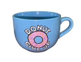 Funny Humor Blue Donut Give Up Coffee Cup Mug image 2