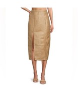 Antonio Melani The Style Bungalow Manana Raffia Midi Pencil Skirt, 12, T... - $138.79 CAD