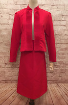 Vintage 70’s Chad’s Row Red Skirt Suit Size 12 NEW Montgomery Wards - £54.48 GBP