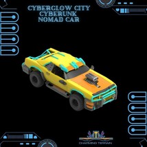 3D Printed Cyberglow City Cyberpunk Nomad Car Miniature  - 28mm 32mm - $12.77+
