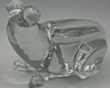 Vintage Glass Frog Paper Weight U258/34 - £32.06 GBP