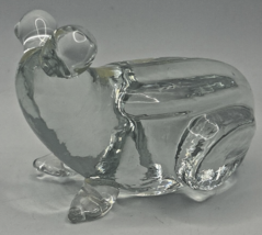 Vintage Glass Frog Paper Weight U258/34 - £31.85 GBP