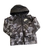 Nike Boy&#39;s Camo Fleece Lined Winter Jacket Hooded Kid&#39;s Size 4T 3-4 Years - $24.27