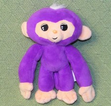 Commonwealth Fingerlings Plush Monkey Purple Stuffed Animal Poseable Chimp Ape - £6.29 GBP