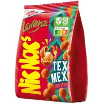 Lorenz  NicNac's Nic Nacs TEX MEX: Taco Style crispy shell peanuts FREE SHIP - $8.90