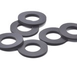 19mm id x 38mm OD x 3mm Thick Black Rubber Flat Washers   Various Pack S... - $10.85+