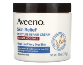 Aveeno, Skin Relief Moisture Repair Cream, Fragrance Free, 11 oz (311 g) - £31.41 GBP