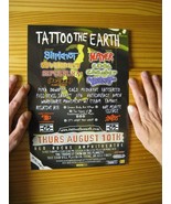 Slipknot Slayer Coal Chamber Poster Concert Tattoo the Earth - $61.70 CAD