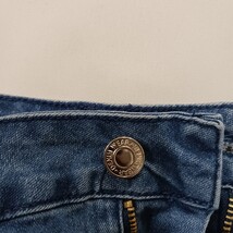 Denim Wear Women's Blue Cotton Blend Rear Slit Denim Cargo Skirt Size Medium image 3