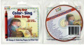 My First Color &amp; Sing Bible Songs 20 Songs &amp; Coloring Pages to Print Out - £2.39 GBP