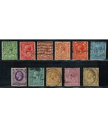 Great Britain Sc# 159-162 i &amp; ii, 163-167, 172 used King George V (1912)... - $25.43 CAD