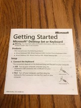 Getting Started Microsoft …Instruction Manual Only Ships N 24h - $14.73