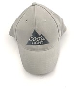 Coors Light Baseball Cap Hat Gray Silver Mountain Logo Adjustable USA Acme - $10.30