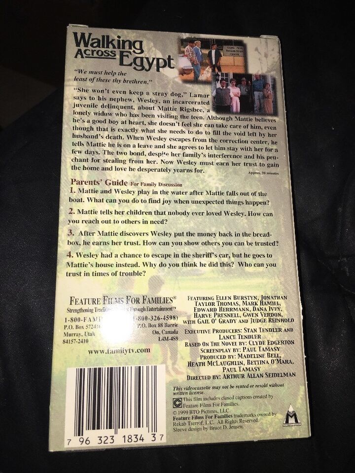 Wandern über Ägypten Vhs-Video Klebeband Film Feature Films für Families Item image 2