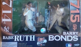 NY Yankees Babe Ruth SF Giants Barry Bonds McFarlane Toys Action Figure 2 Pack - $65.44