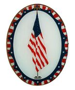 Flag Applique for Cremation Urn - $59.99