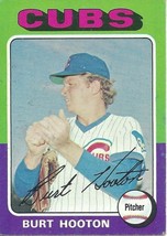 1975 Topps  Burt Hooten 196 Cubs VG - £0.78 GBP