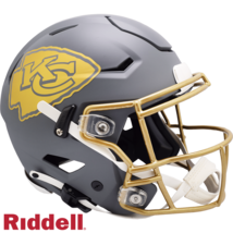 Kansas City Chiefs Helmet Riddell Authentic Full Size SpeedFlex Style Slate Alte - $1,032.60 CAD